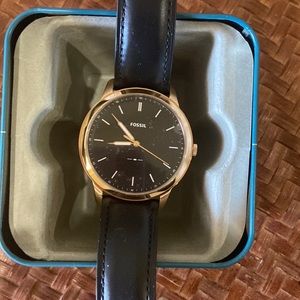 Minimalist Slim Quartz Black Dial Men's Watch